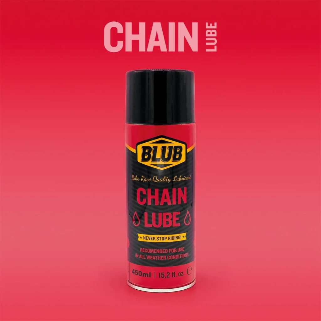 Blub Lubricante Teflón para Cadena 450ml Rojo