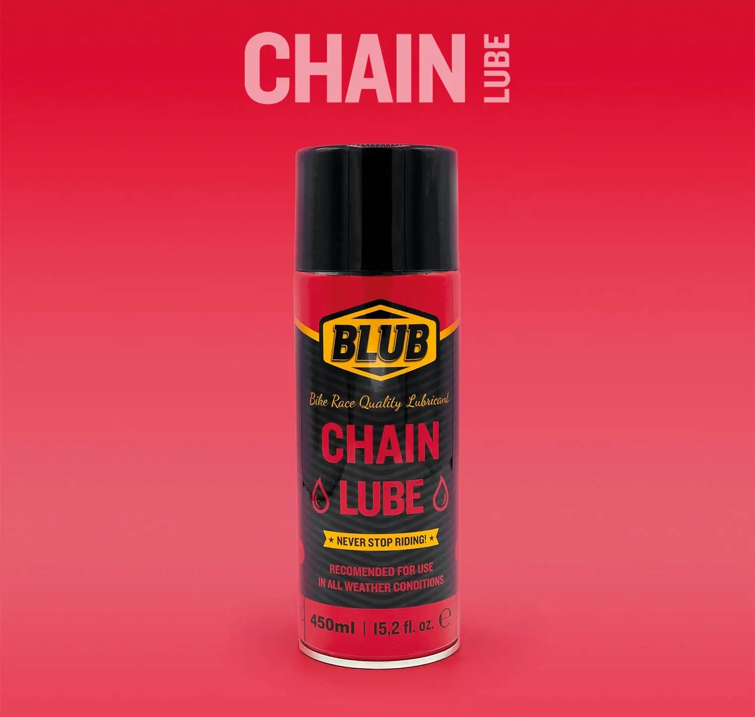 Blub Lubricante Teflón para Cadena 450ml Rojo