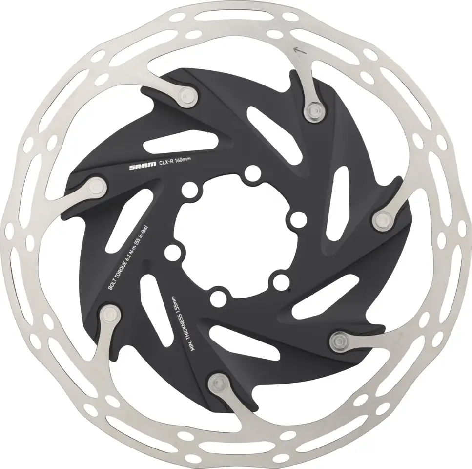 sram-rotor-clx-r-160mm-6h SRAM Rotor CLX-R 160mm 6 Tornillos