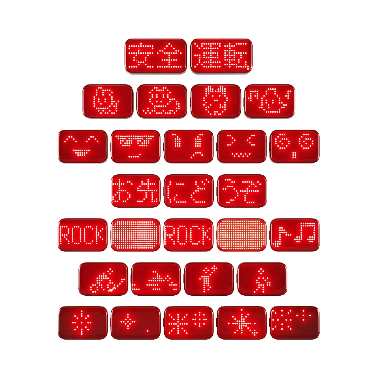 iGPSPORT Luz Trasera Expresiva Emojis